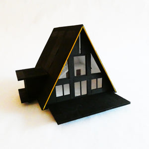 SnapHouse painted A-Frame House model