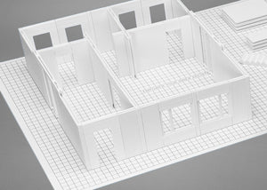 SnapHouse Barhouse model assembly in progress