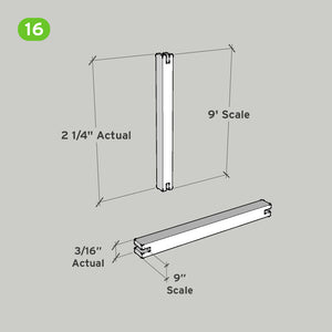 SnapHouse 9' Column-Beam