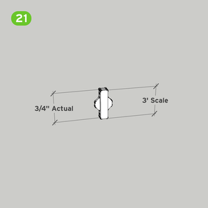 SnapHouse 3' 2-Panel Parallel Spacer