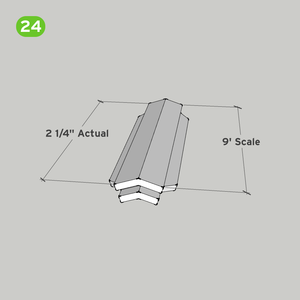 SnapHouse 9' 2-Panel Roof Ridge Connector