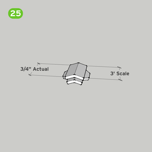 SnapHouse 3' 2-Panel Roof Ridge Connector