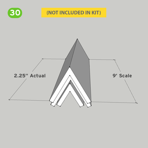 SnapHouse A-Frame Intersection Connector Part #30