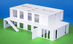 SnapHouse Blockhouse Scale Model Photo - Back)