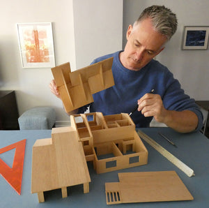 SnapHouse Founder Michael Kuhn with study model