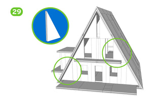 SnapHouse A-Frame Gable Part #29