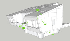 SnapHouse Tilted Window Wall illustration