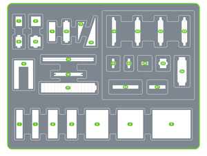 SnapHouse Tray Map