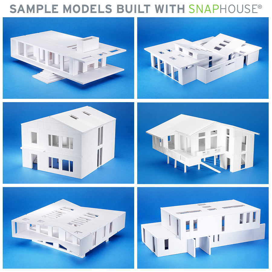 Building Overview Model Kit SnapHouse Architectural Scale Model Building System | Kit
